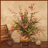 Wildflowers,Orchids and Fern Arrangement